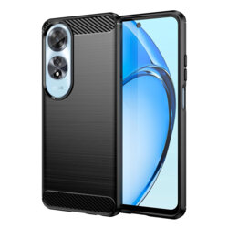 Husa Oppo A60 4G Techsuit Carbon Silicone, negru