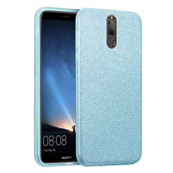 Husa Huawei Mate 10 Lite Color TPU Sclipici - Albastru