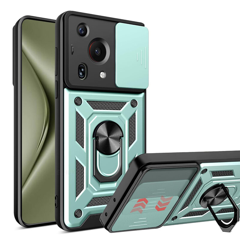 Husa Huawei Pura 70 Ultra protectie camera Techsuit CamShield Series, verde