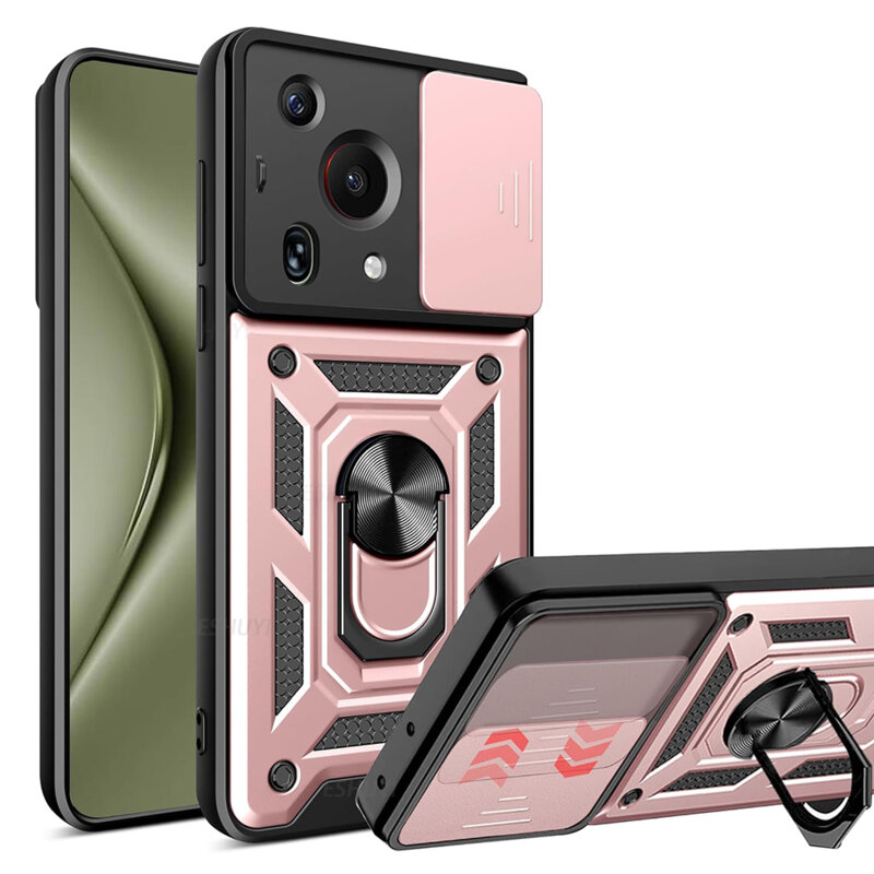 Husa Huawei Pura 70 Ultra protectie camera Techsuit CamShield Series, roz