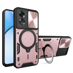 Husa Oppo A60 4G Techsuit CamGuard Pro, roz auriu