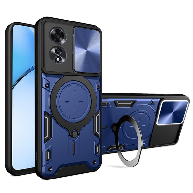 Husa Oppo A60 4G Techsuit CamGuard Pro, albastru