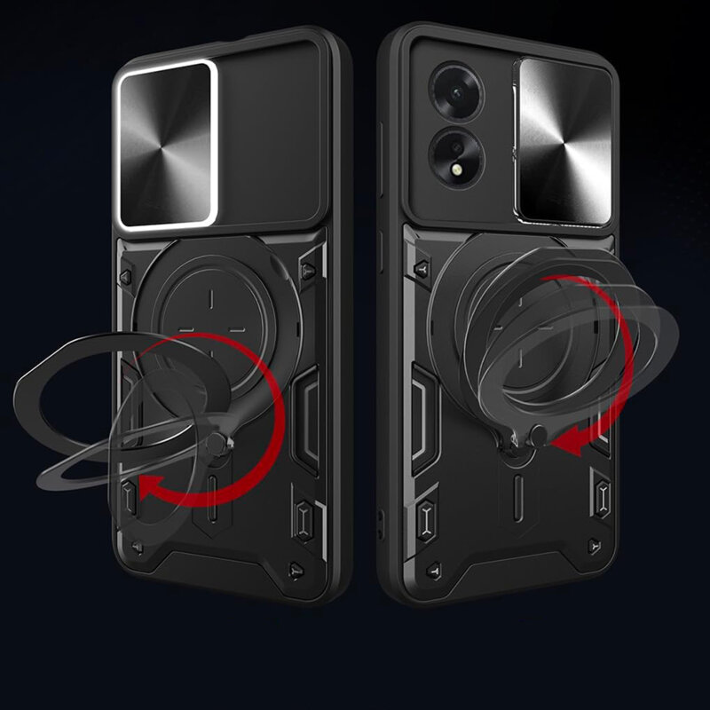 Husa Oppo A60 4G Techsuit CamGuard Pro, albastru