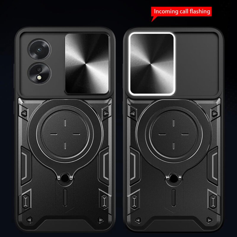 Husa Oppo A60 4G Techsuit CamGuard Pro, albastru