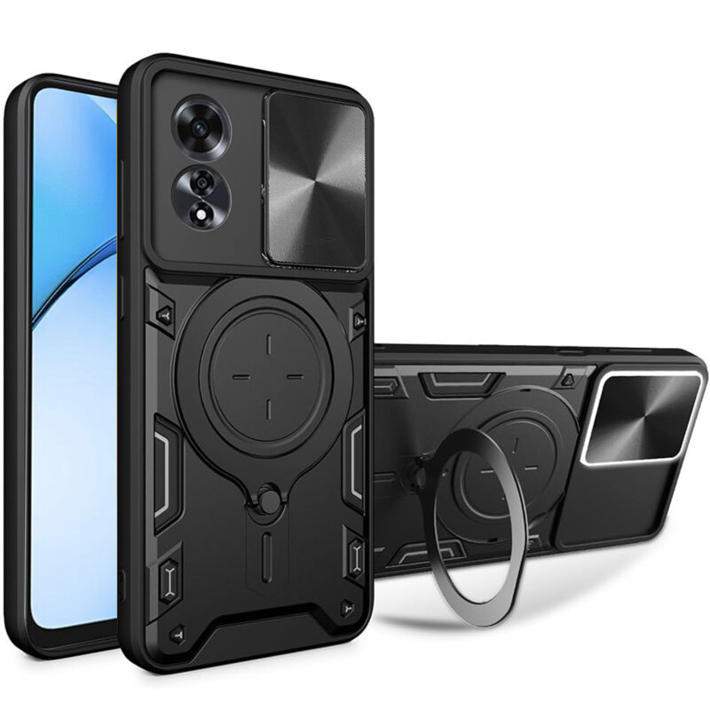 Husa Oppo A60 4G Techsuit CamGuard Pro, negru
