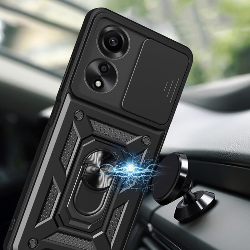 Husa Oppo A60 4G protectie camera Techsuit CamShield Series, roz