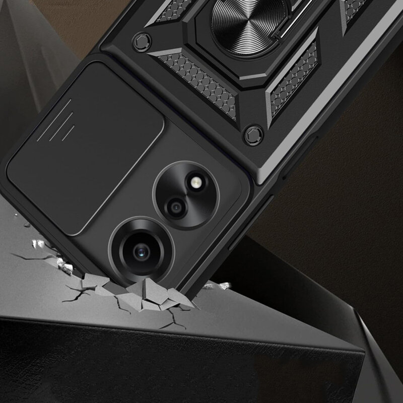 Husa Oppo A60 4G protectie camera Techsuit CamShield Series, roz