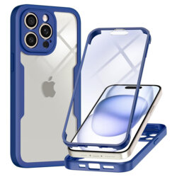 Husa 360° iPhone 14 Pro Techsuit ColorVerse, albastru