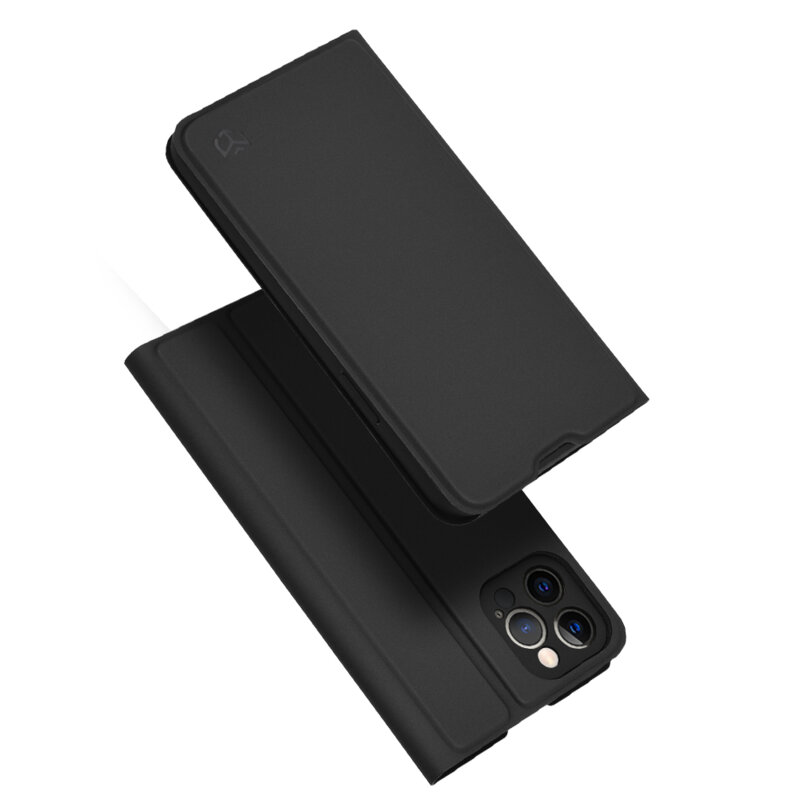 Husa iPhone 12 Pro Techsuit Magskin Book, negru