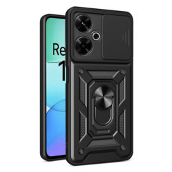 Husa Xiaomi Redmi 13 protectie camera Techsuit CamShield Series, negru