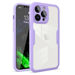 Husa 360° iPhone 12 Pro Techsuit ColorVerse, mov