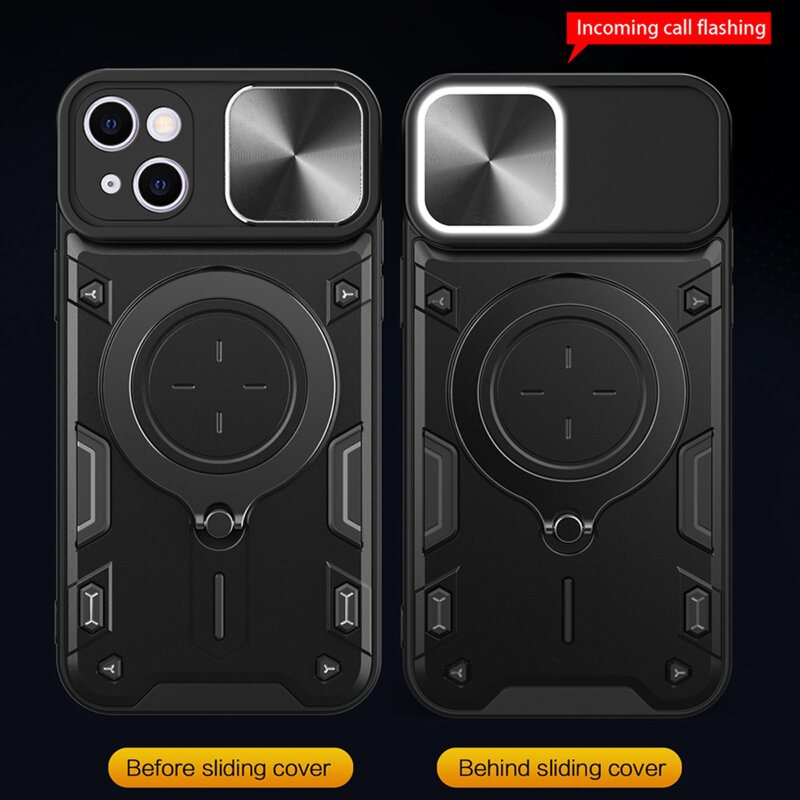 Husa iPhone 16 Plus Techsuit CamGuard Pro, albastru