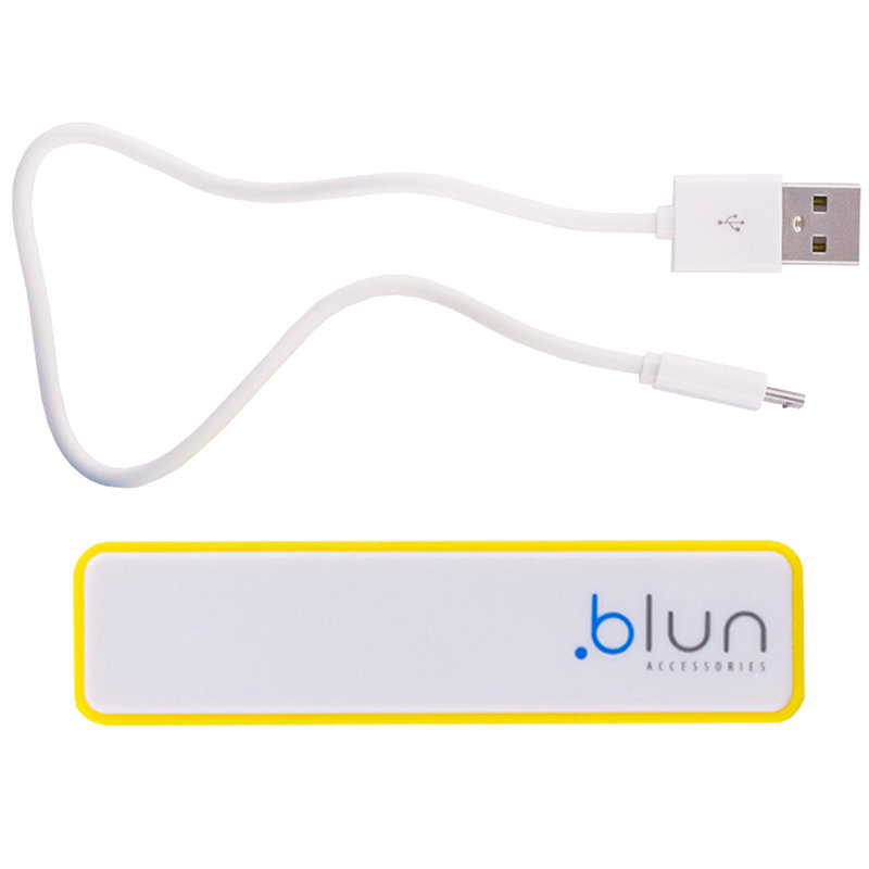 Acumulator extern Blun PERFUME 2600 mAh - Galben
