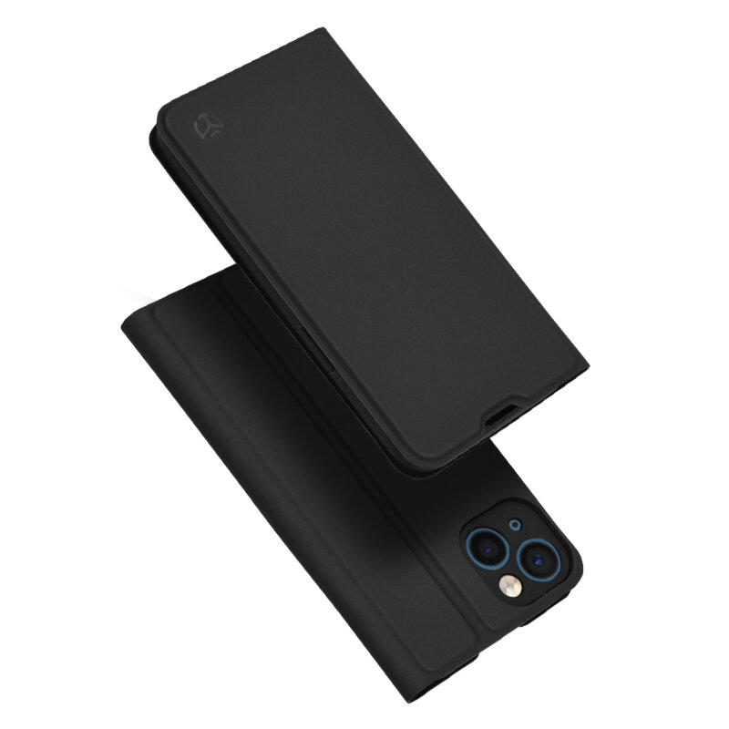 Husa iPhone 13 Techsuit Magskin Book, negru