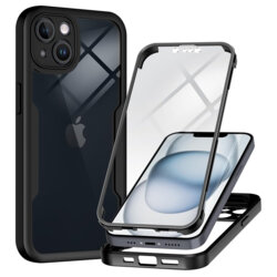 Husa 360° iPhone 14 Techsuit ColorVerse, negru