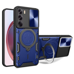 Husa Oppo Reno12 Techsuit CamGuard Pro, albastru