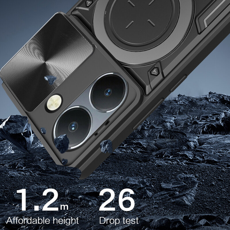 Husa Honor 200 Pro Techsuit CamGuard Pro, albastru