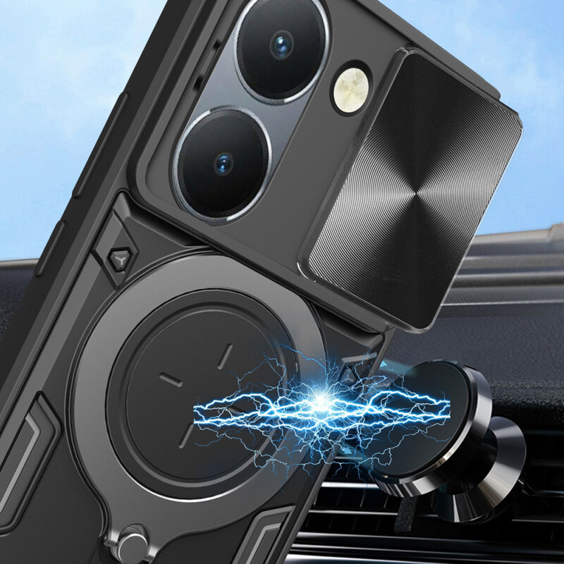 Husa Honor 200 Techsuit CamGuard Pro, rosu