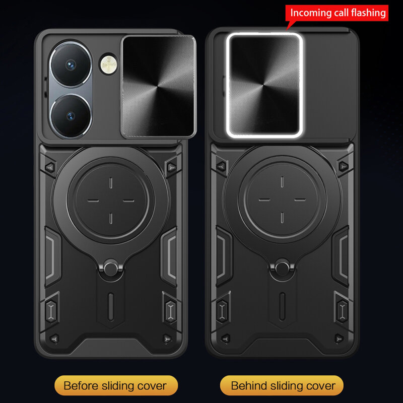 Husa Honor 200 Techsuit CamGuard Pro, negru