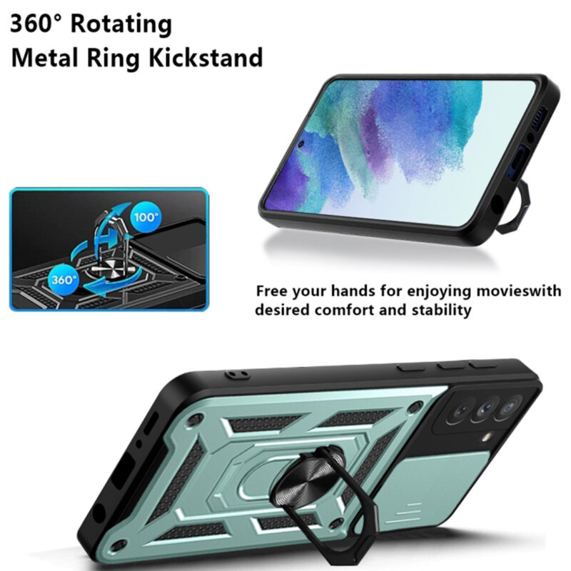 Husa Oppo Reno12 protectie camera Techsuit CamShield Series, negru