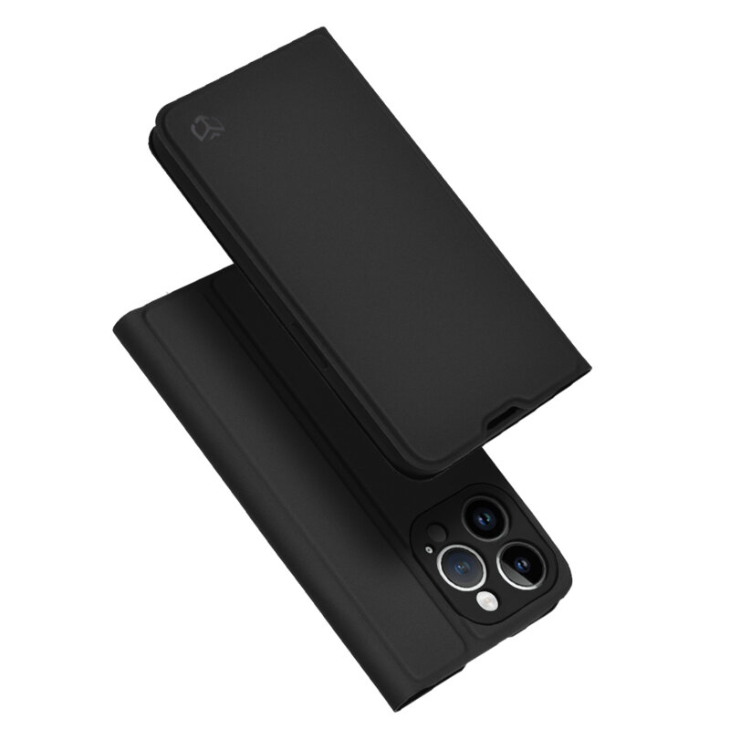 Husa iPhone 14 Pro Techsuit Magskin Book, negru