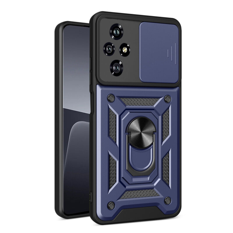 Husa Honor 200 Pro protectie camera Techsuit CamShield Series, albastru