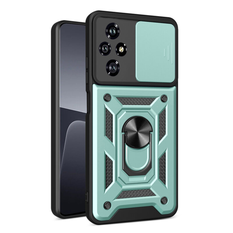 Husa Honor 200 Pro protectie camera Techsuit CamShield Series, verde