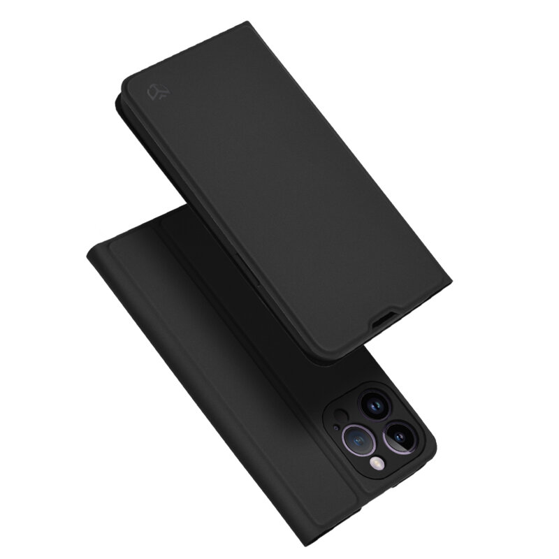 Husa iPhone 14 Pro Max Techsuit Magskin Book, negru