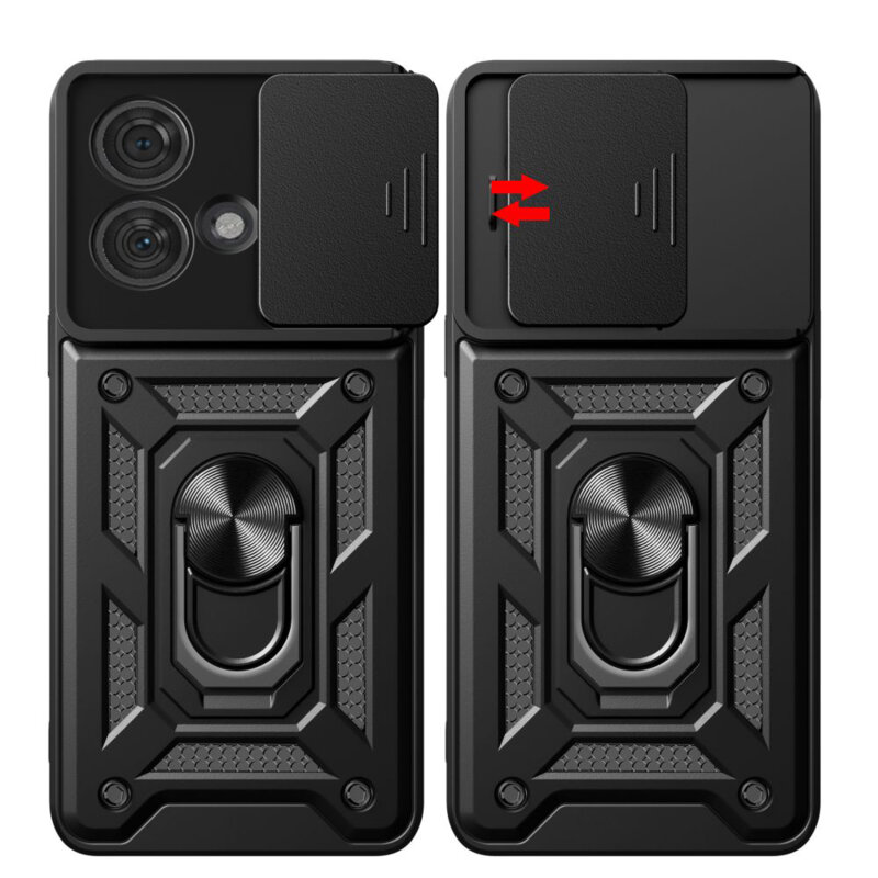 Husa Motorola Edge 50 Ultra protectie camera Techsuit CamShield Series, roz