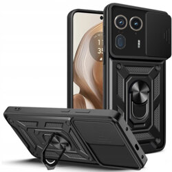 Husa Motorola Edge 50 Ultra protectie camera Techsuit CamShield Series, negru