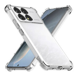 Husa Xiaomi Poco F6 Pro Techsuit Shockproof Clear Silicone, transparenta