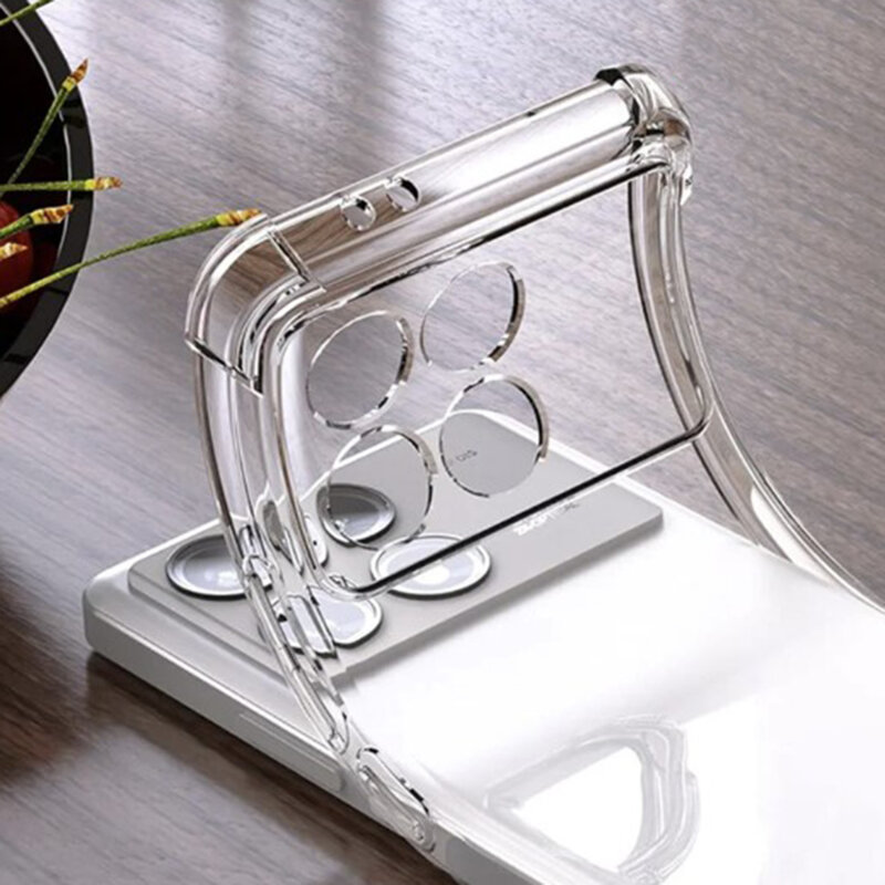 Husa Xiaomi Poco F6 Pro Techsuit Shockproof Clear Silicone, transparenta