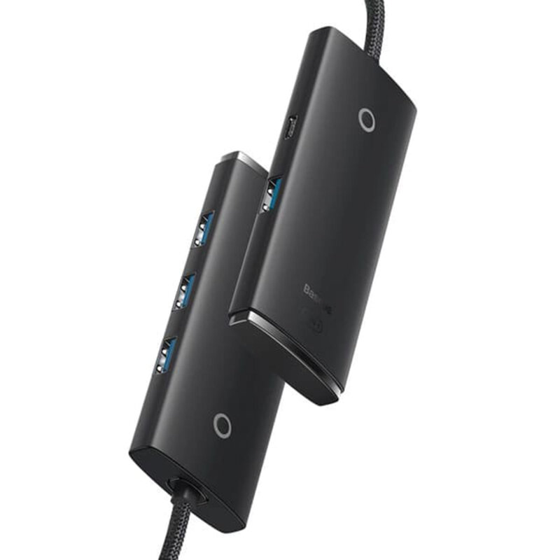 Docking station USB la 4x USB, Type-C Baseus, 0.25m, WKQX030001