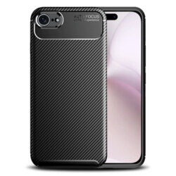 Husa iPhone SE 4 2024 Techsuit CarbonFiber, negru