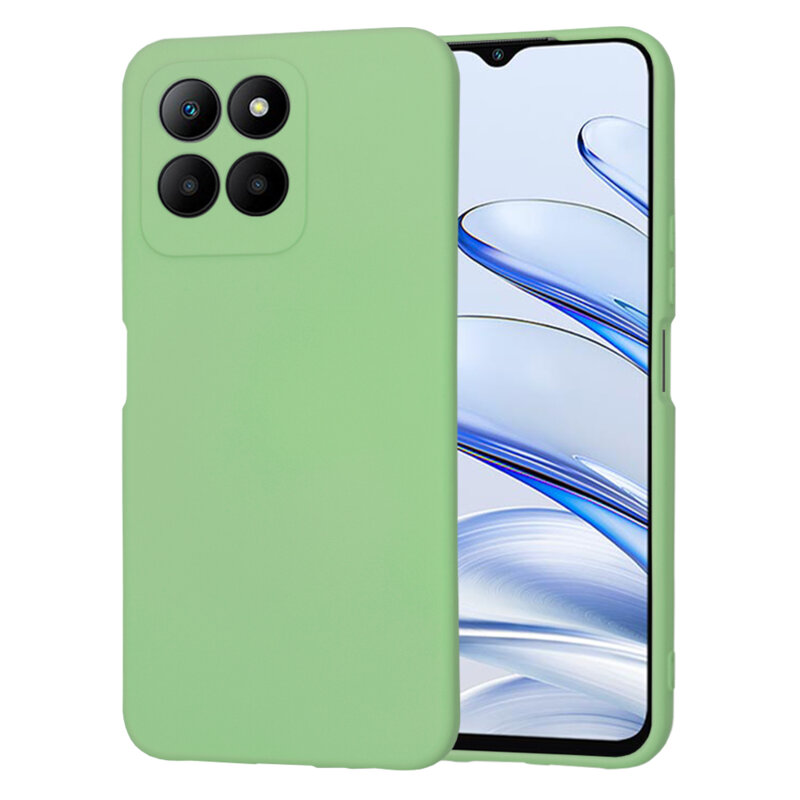 Husa silicon Honor 70 Lite Techsuit SoftFlex, verde deschis