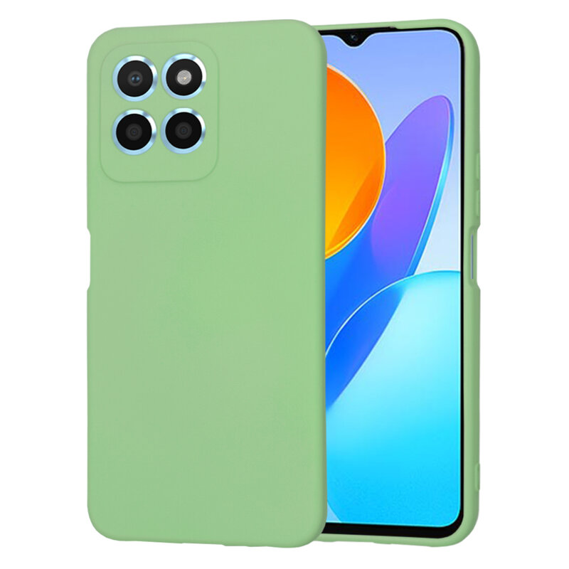 Husa silicon Honor X8 5G Techsuit SoftFlex, verde deschis