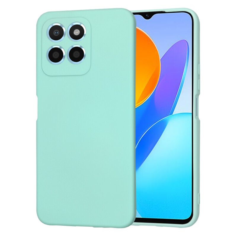 Husa silicon Honor X8 5G Techsuit SoftFlex, turcoaz