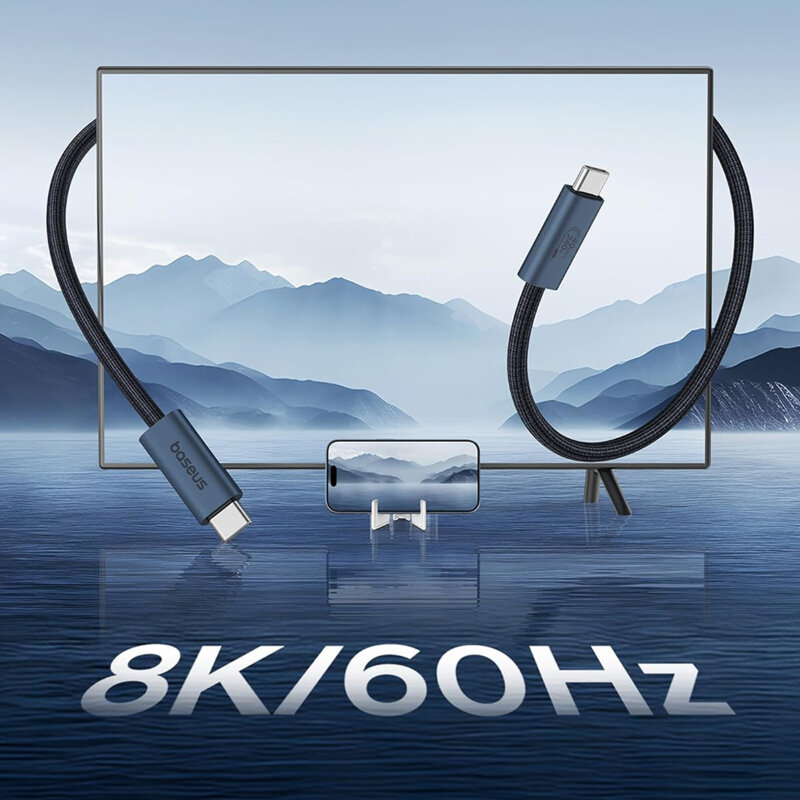 Cablu de date Type-C Baseus Flash Series 2, 240W, 1m, negru