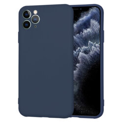 Husa silicon iPhone 11 Pro Max Techsuit SoftFlex, bleumarin