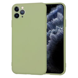Husa silicon iPhone 11 Pro Max Techsuit SoftFlex, verde