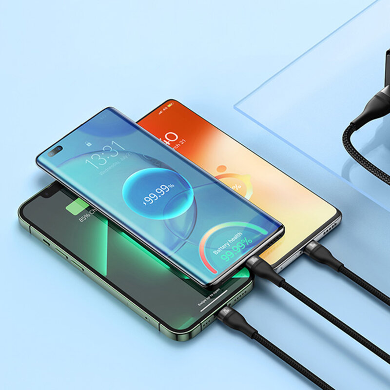 Cablu de date Type-C Baseus Flash Series 2, 100W, 1.5m, negru