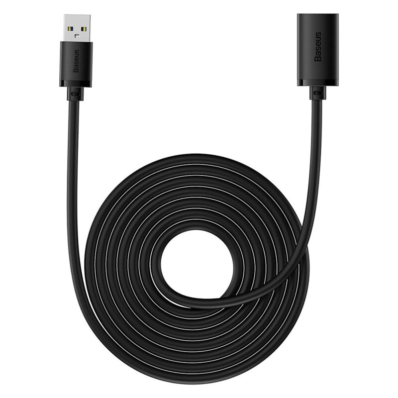 Cablu extensie USB, 5m Baseus AirJoy Series, negru