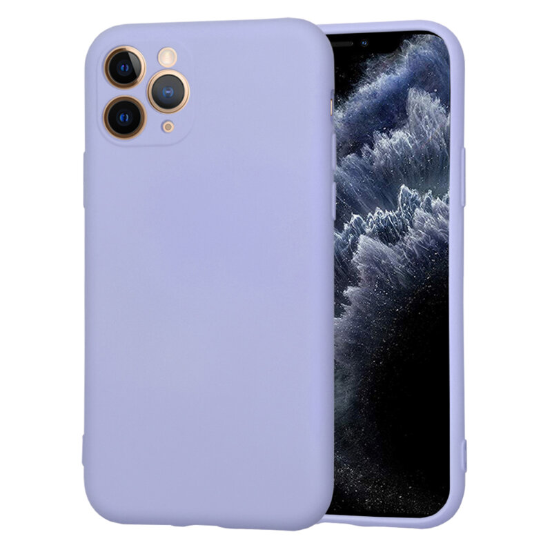 Husa silicon iPhone 11 Pro Techsuit SoftFlex, violet