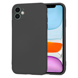 Husa silicon iPhone 11 Techsuit SoftFlex, negru