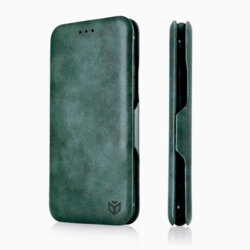 Husa 360° Motorola Moto G85 Techsuit Safe Wallet Plus, verde