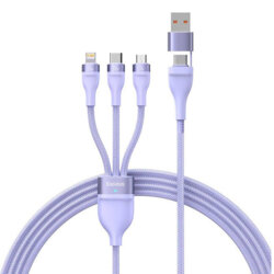 Cablu de date USB, Type-C Baseus Flash Series 2, 100W, mov