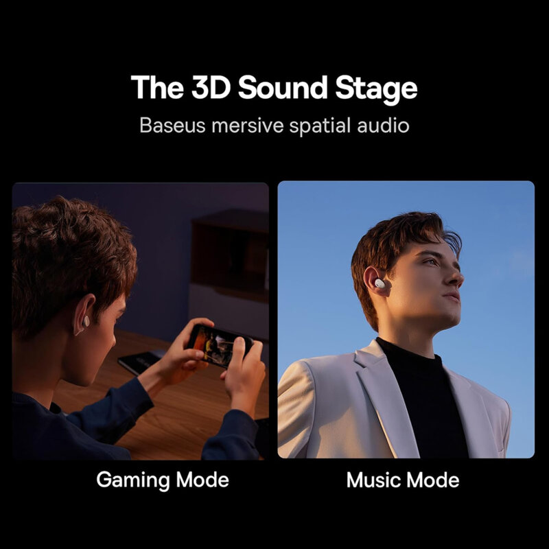 Casti wireless gaming in-ear TWS Bluetooth Baseus, NGTW330302