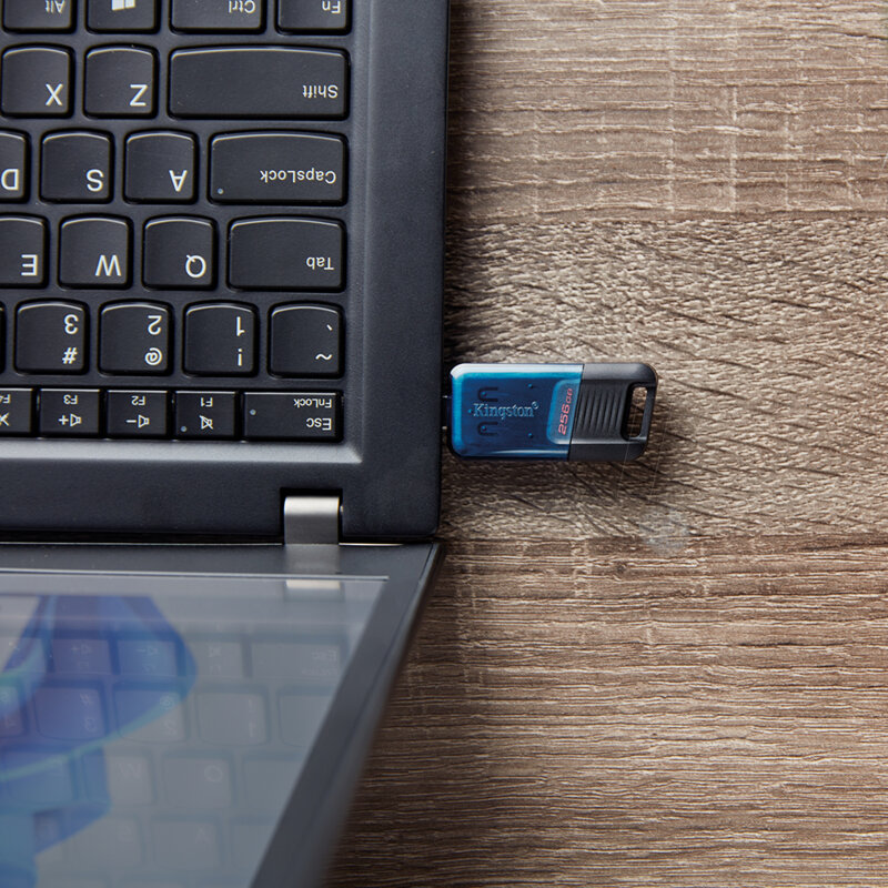 Memorie externa 256GB, Type C Kingston DT80M, bleu, DT80M/256GB