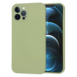 Husa silicon iPhone 12 Pro Max Techsuit SoftFlex, verde