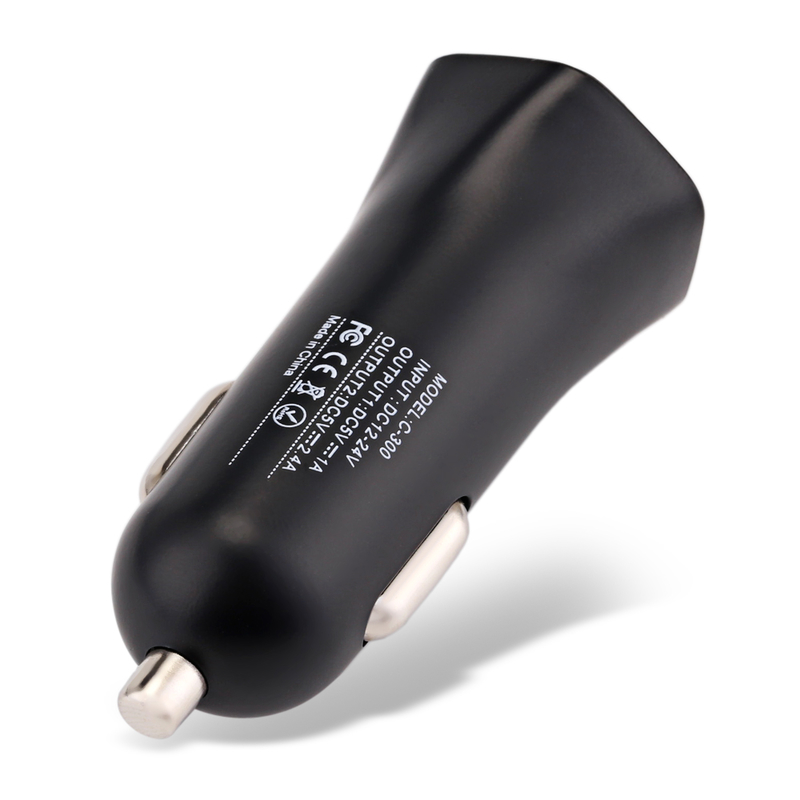 Incarcator Auto Awei C-300 Dual USB 3.4A - Negru